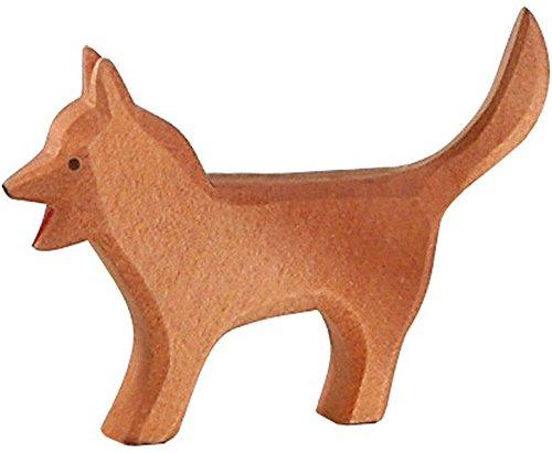 Ostheimer Bremen Town Musicians - Dog - wood, natural Wooden Figures for open-ended play - Title: Default Title