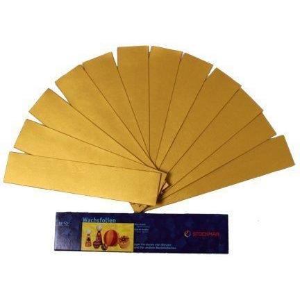 STOCKMAR Decorating Beeswax - 12 Pack - beeswax Art and Crafts for open-ended play - Color: Gold