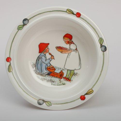 Elsa Beskow"Peter in Blueberry Land" Children's Bowl with Suction Cup Dishware for open-ended play - Title: Default Title