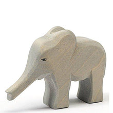 Ostheimer Elephant Small Trunk Out - wood, natural Wooden Figures for open-ended play - Title: Default Title