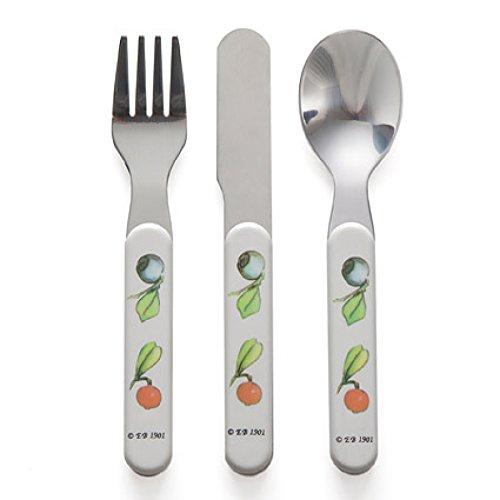 Elsa Beskow "Peter in Blueberry Land" Children's Cutlery Set (3 pcs) Dishware for open-ended play - Title: Default Title