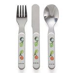 Elsa Beskow Elsa Beskow "Peter in Blueberry Land" Children's Cutlery Set (3 pcs) - blueottertoys-RS3309