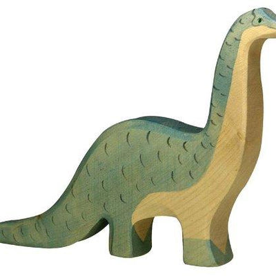 Holztiger Brontosaurus Toy Figure - wood Wooden Figures for open-ended play - Title: Default Title