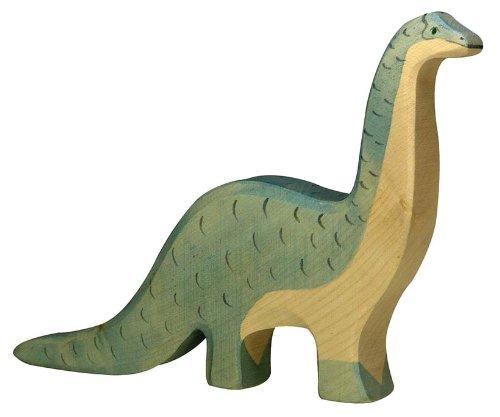 Holztiger Brontosaurus Toy Figure - wood Wooden Figures for open-ended play - Title: Default Title