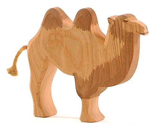 Ostheimer Camel - wood, natural Wooden Figures for open-ended play - Title: Default Title