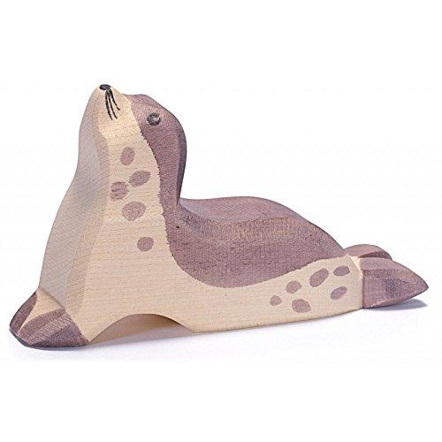 Ostheimer Sea Lion Head High - wood, natural Wooden Figures for open-ended play - Title: Default Title