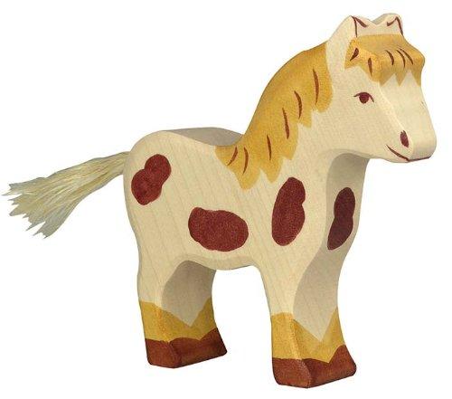Holztiger Pony Toy Figure - wood Wooden Figures for open-ended play - Title: Default Title