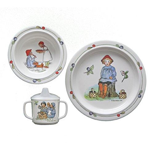 Elsa Beskow Peter in Blueberry Land Dish Set By Elsa Beskow - blueottertoys-RS3315