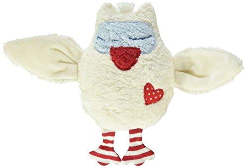 Pat & Patty Organic Cotton Owl Rattle - cotton, wool, natural Stuffed Animals for open-ended play - Title: Default Title