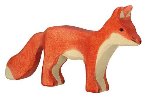 Holztiger Holztiger Fox Standing Toy Figure - blueottertoys-HT80095