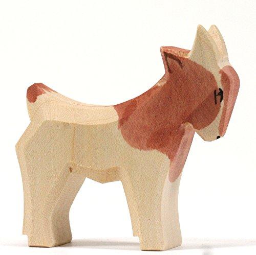 Ostheimer Goat Kid Standing - wood, natural Wooden Figures for open-ended play - Title: Default Title