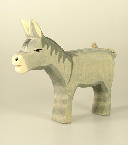 Ostheimer Figurine Wooden Bremen Town Donkey - wood, natural Wooden Figures for open-ended play - Title: Default Title