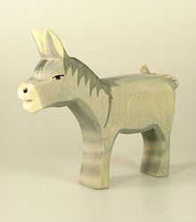 Ostheimer Figurine Wooden Bremen Town Donkey - wood, natural Wooden Figures for open-ended play - Title: Default Title