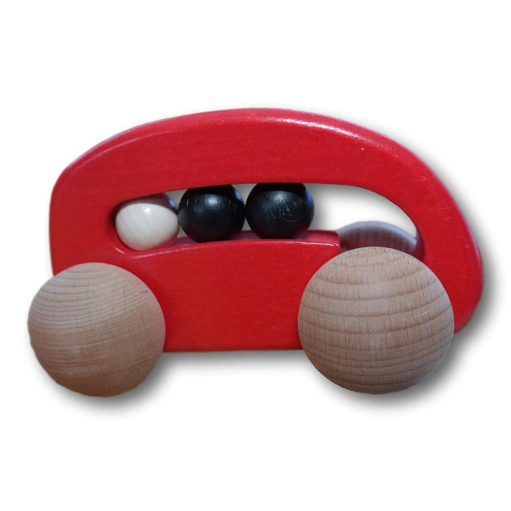 Bajo Wooden Car with Beads by Bajo - blueottertoys-BJ49310