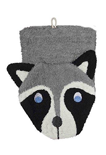 Organic Cotton Wash Mitt - Raccoon Puppet Child Size Furnis
