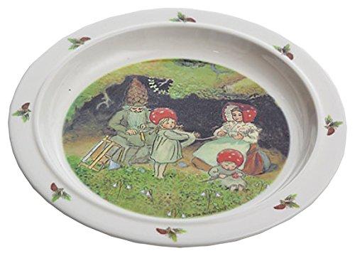 Elsa Beskow's Children of the Forest Children's Dinner Plate Dishware for open-ended play - Title: Default Title