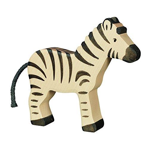 Holztiger Zebra Toy Figure - wood Wooden Figures for open-ended play - Title: Default Title