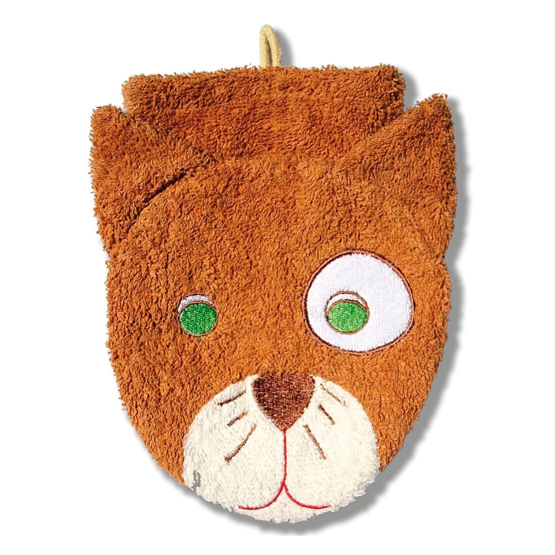 Furnis Washcloth Puppet Mitt - Cat - blueottertoys-FS0584