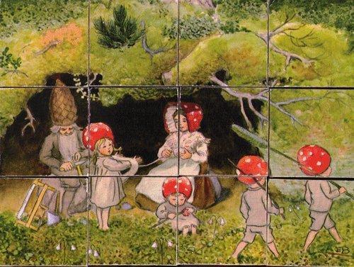 
                  
                    Elsa Beskow Elsa Beskow "Children of the Forest" Block/Cube Puzzle - blueottertoys-HM3259
                  
                