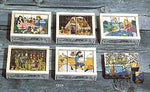 Atelier Fischer Wooden Block Cube Puzzle in Wooden Case - Fairy Tale Scenes (12 Pieces) Atelier Fischer