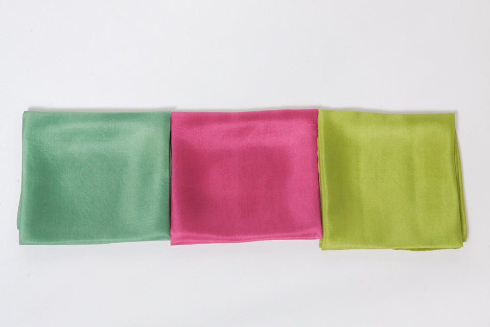 
                  
                    Silk Cloths for Seasonal Nature Table & Dramatic Play, Set of 3
                  
                