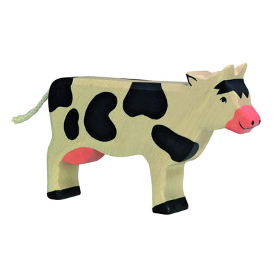 Wooden Cow by Holztiger - wood Wooden Figures for open-ended play - Title: Default Title
