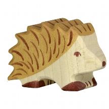 Holztiger Hedgehog - wood Wooden Figures for open-ended play - Title: Default Title