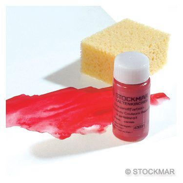 Stockmar Water Color Paint (20 ml or .67 oz) Art & Craft Paint for open-ended play - Color: Carmine Red (01)