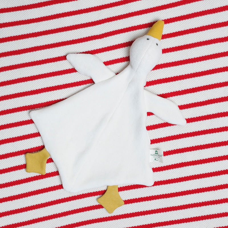 Nanchen Organic Cotton Goose Towel Doll (Fritzi) - cotton, wool Dolls for open-ended play - Title: Default Title