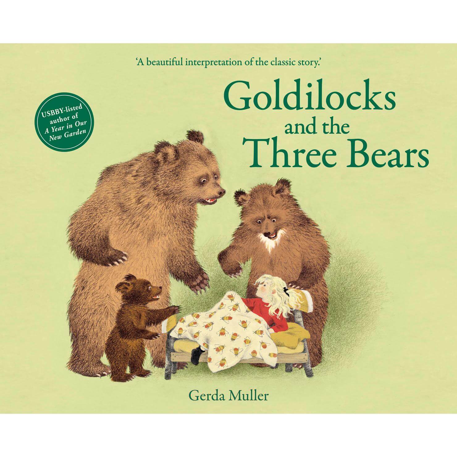 Goldilocks and the Three Bears - wood Book for open-ended play