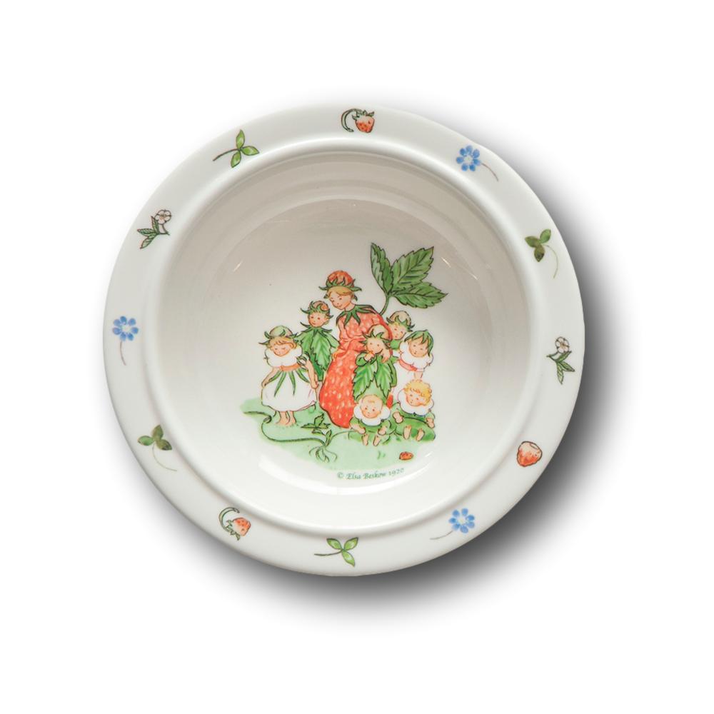 Elsa Beskow Elsa Beskow Melamine Bowl "Flower Festival" with Suction Cup - blueottertoys-RS3905