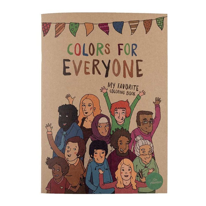 Hautfarben Colors for Everyone - Coloring Book - blueottertoys-HFCB