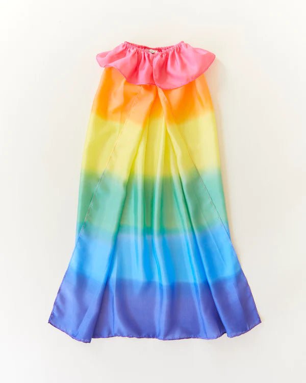 Sarah's Silks Rainbow Cape - Rainbow - By Sarah's Silks - blueottertoys-SS-3011