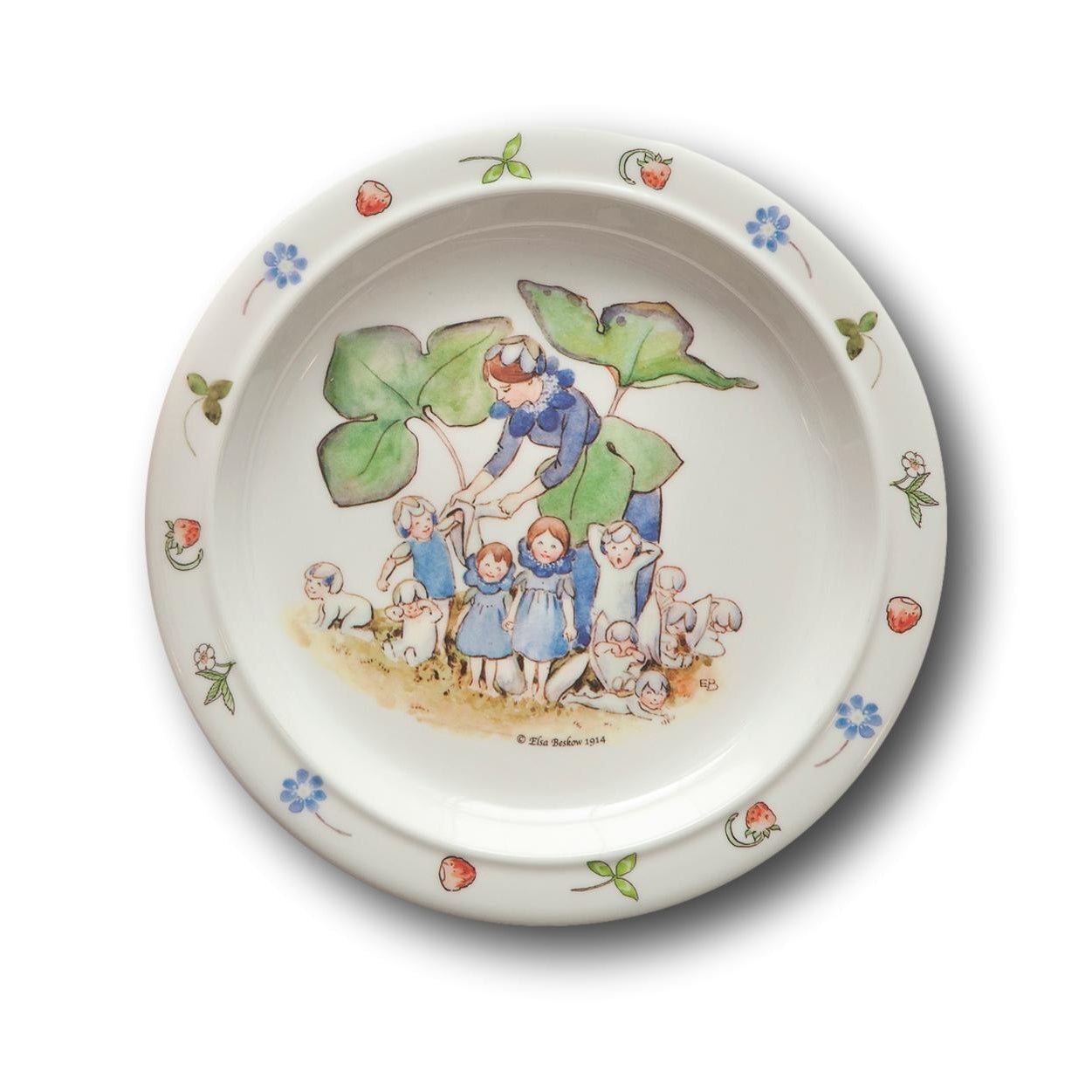 Elsa Beskow "Flower Festival" Plate Dishware for open-ended play - Title: Default Title