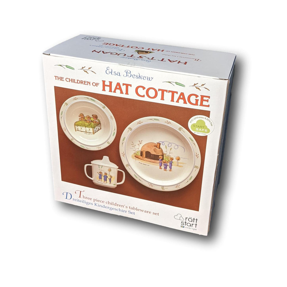 Elsa Beskow Elsa Beskow "Children of Hat Cottage" Dish Set - blueottertoys-RS3815