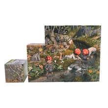 Elsa Beskow "Children of the Forest" Block/Cube Puzzle - wood Games for open-ended play - Title: Default Title