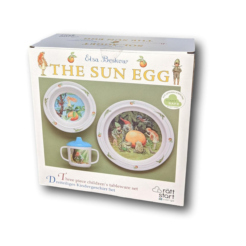 Elsa Beskow Elsa Beskow "Sun Egg" Dish Set - blueottertoys-RS3215