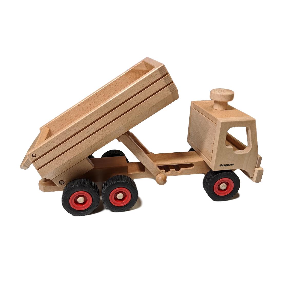 
                  
                    Fagus Fagus Wooden Container Tipper Dump Truck (Large 15-3/4") - blueottertoys-FA10.30
                  
                