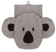 Organic Cotton Koala Washcloth Puppet - cotton Bath Toys for open-ended play - Size: Child Size