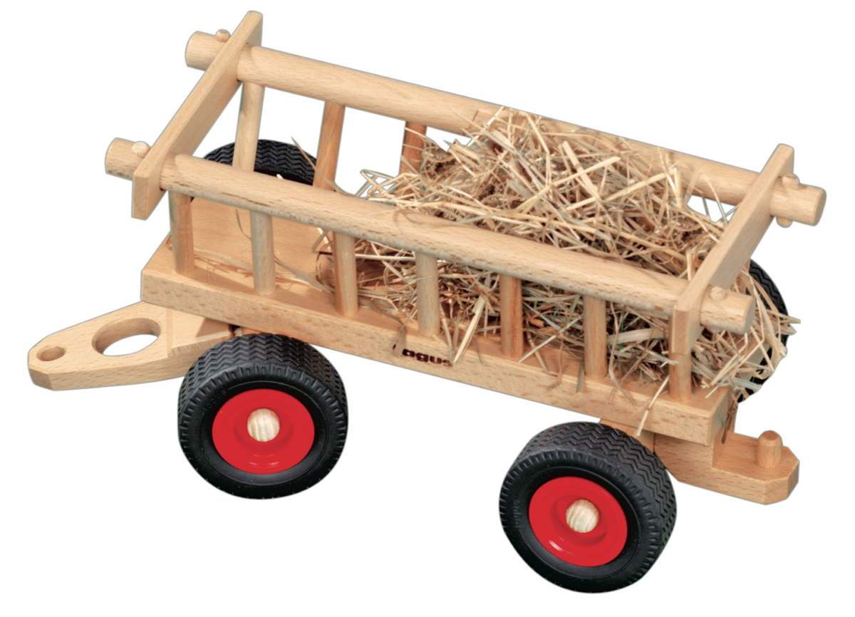 Fagus Wooden Hay Wagon - wood, rubber Vehicles for open-ended play - Title: Default Title