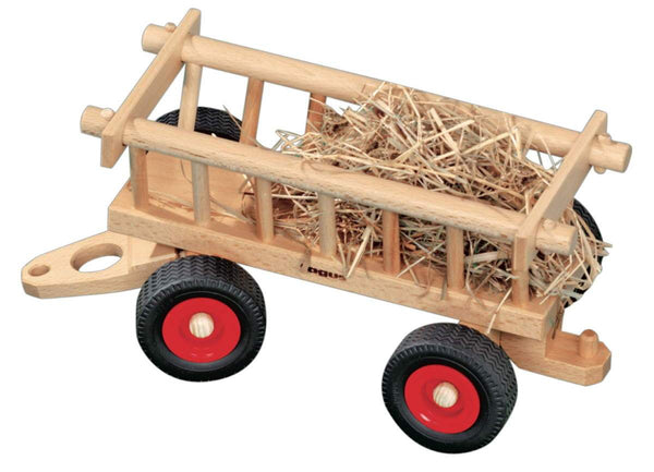 Fagus Wooden Hay Wagon | Vehicles- Blue Otter Toys