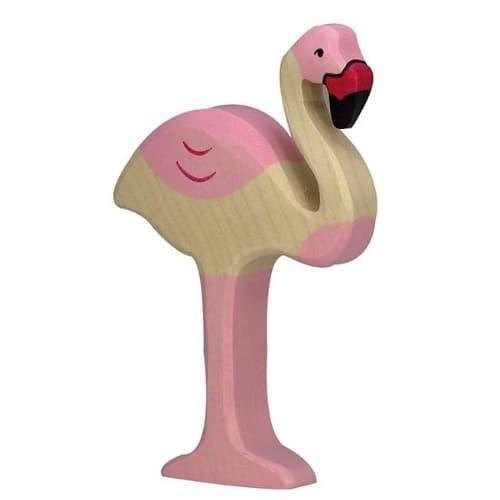 Holztiger Wooden Flamingo - wood Wooden Figures for open-ended play - Title: Default Title
