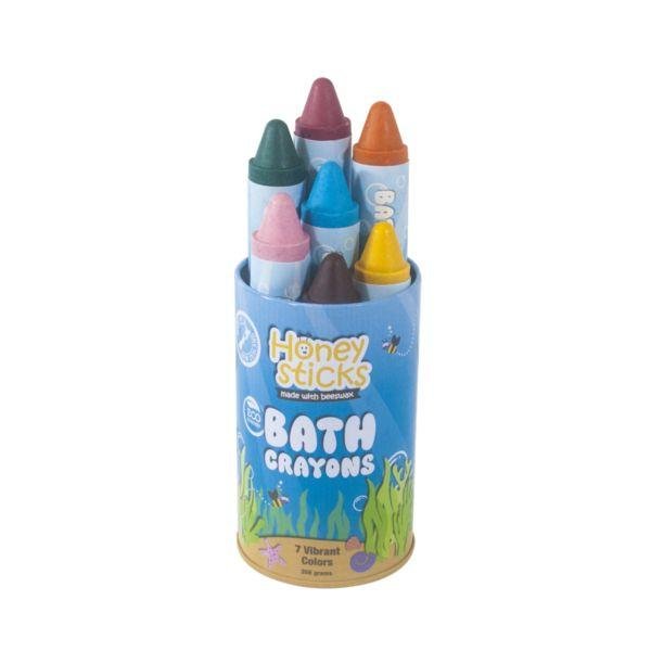 Honeysticks Natural Bath Crayons - natural, beeswax for open-ended play - Title: Default Title