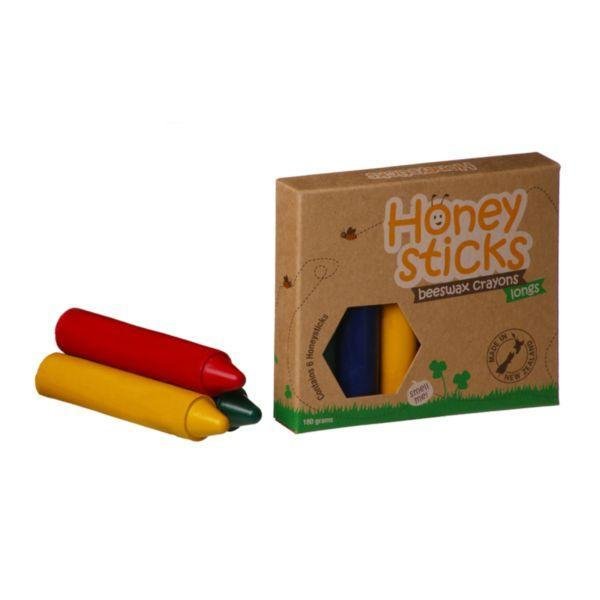 Honeysticks 100% Beeswax Crayons - Longs - natural, beeswax for open-ended play - Title: Default Title