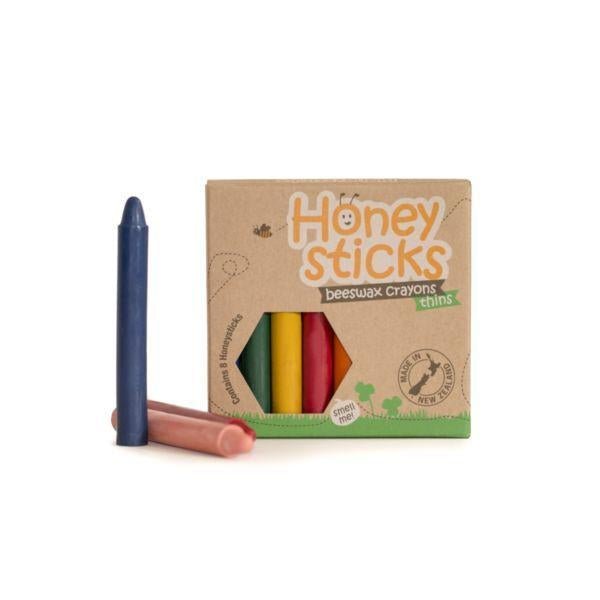 Honeysticks Honeysticks 100% Beeswax Crayons - Thins - blueottertoys-HS-THINS