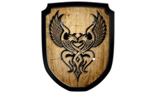 Escutcheon Wooden Play Shield - Phoenix - wood, leather Pretend Play for open-ended play - Style: Phoenix