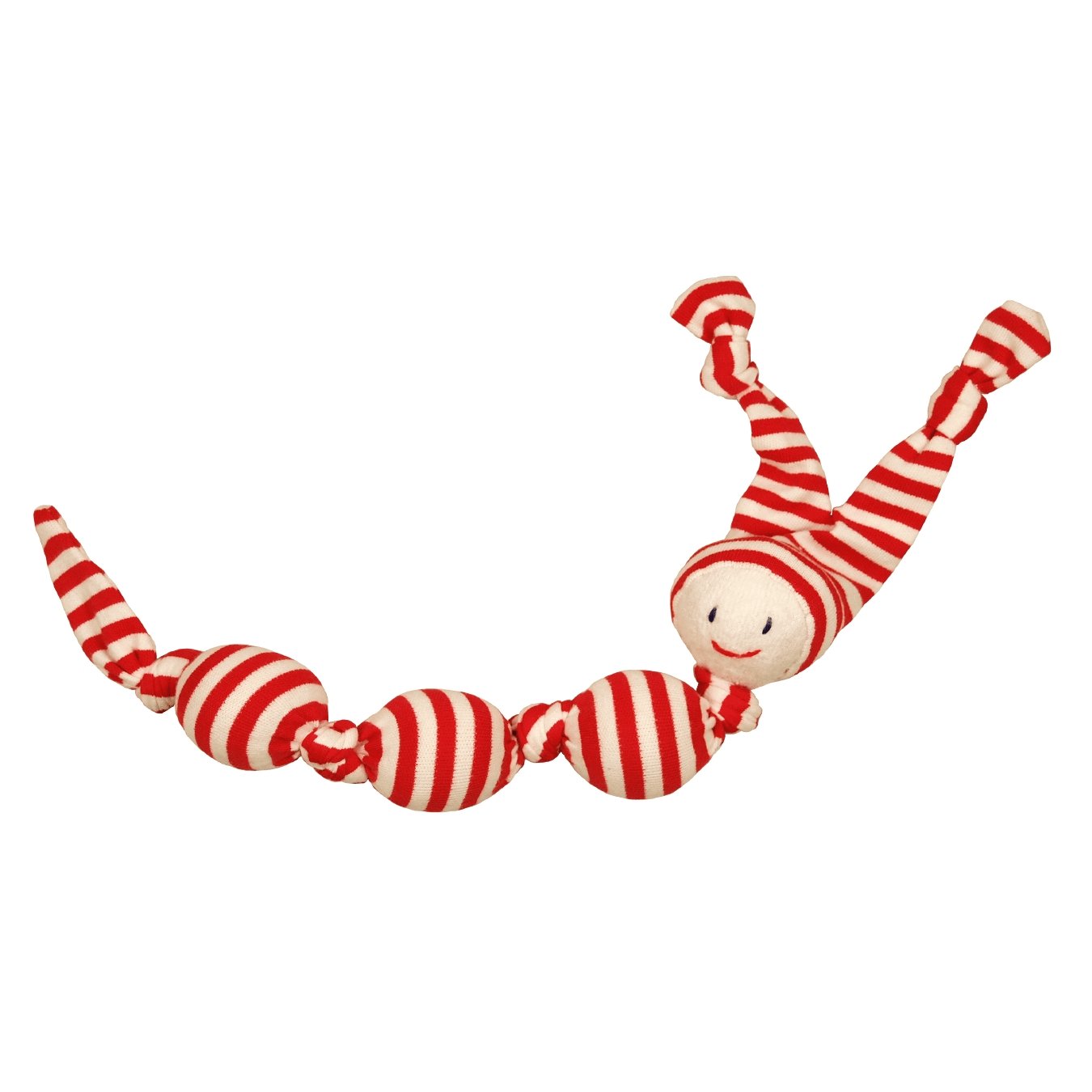 Keptin-Jr Organic Sneeky (4) - cotton, natural Dolls for open-ended play - Color: Red