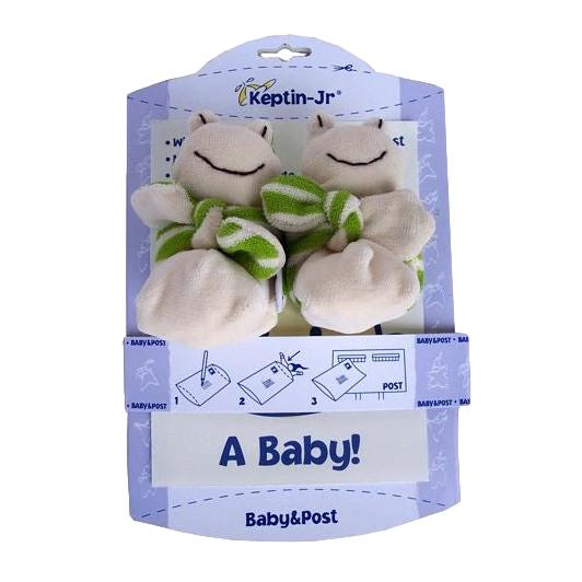 Foot Rattle Booties -  Frog (Green) - cotton Animals & Pet Supplies for open-ended play - Title: Default Title