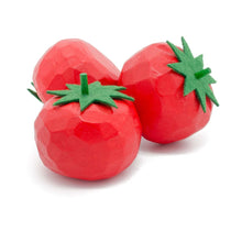 Hand Carved Wooden Tomato by Estia - wood, natural Play Food for open-ended play - Title: Default Title