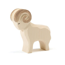Ostheimer Wooden Ram - wood, natural Wooden Figures for open-ended play - Title: Default Title